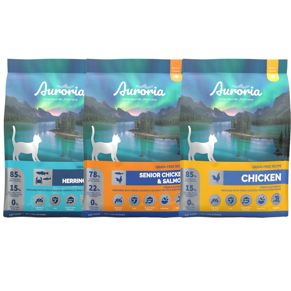 Auroria 極光 無穀全齡貓 1磅 極光貓飼料 無穀貓 貓主食 貓乾糧 貓飼料 極光貓糧『WANG』-圖片-1