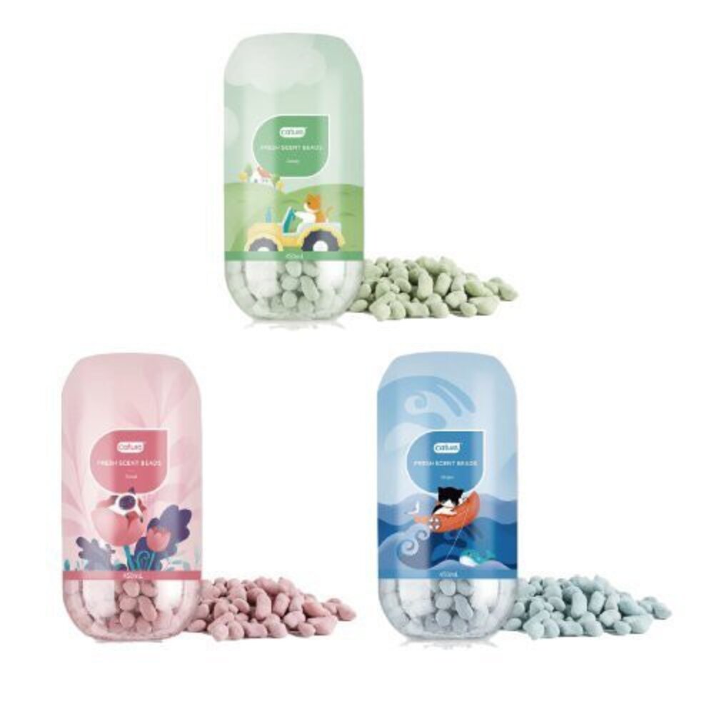 2610334901-Cature 凱沃 消臭珠450ml 貓砂 貓砂盆用 三種香味可選『WANG』