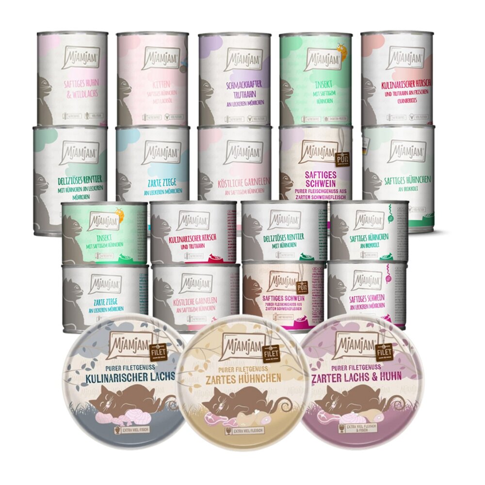 MjAMjAM 魔力喵 迷幻喵 主食罐頭【單罐】鮮嫩肉絲 挑嘴貓罐 鮮肉罐 雙拼罐 純肉罐 貓罐頭『WANG』-圖片-1