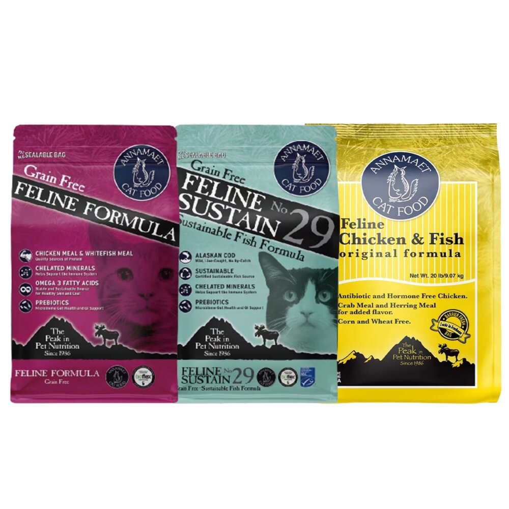 Annamaet 安娜美廚 無穀貓糧 12磅 20磅 極鮮配方 29號配方 自然配方 貓乾糧 貓主食 貓飼料『WANG』-圖片-1