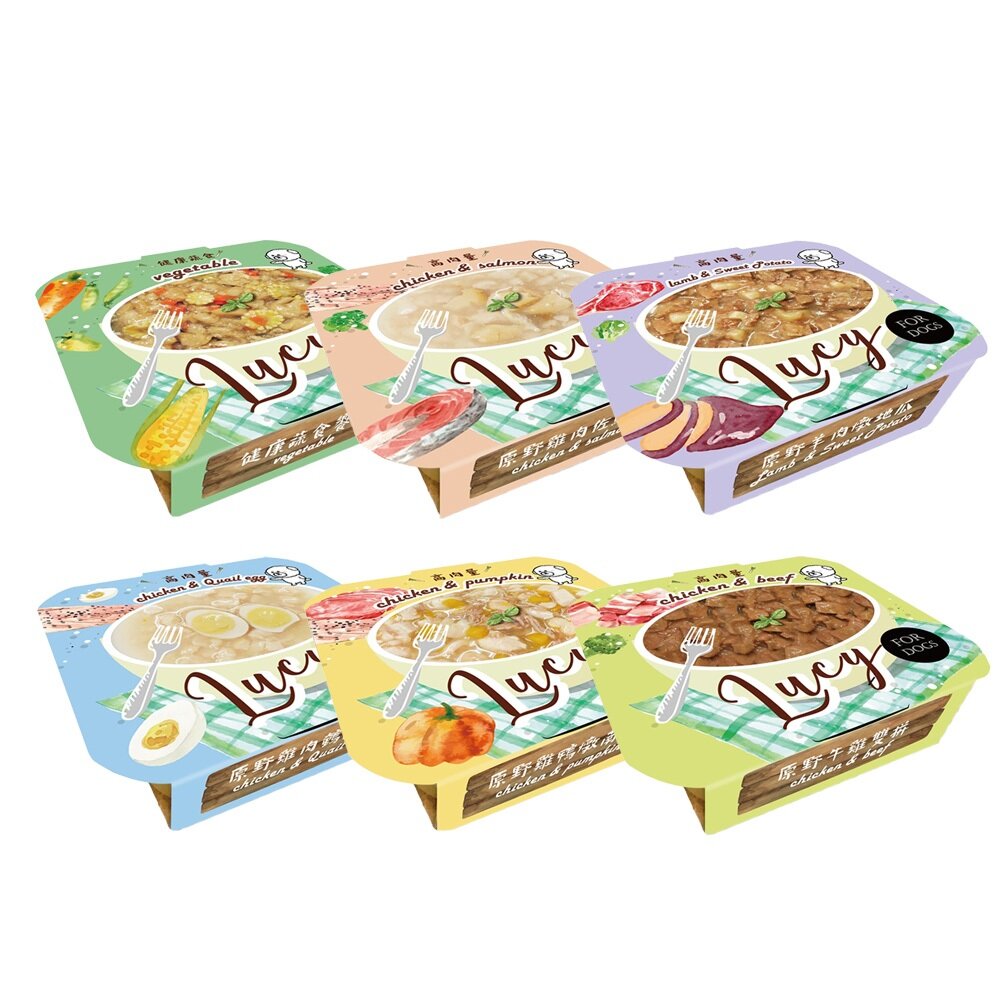 LUCY 肉肉控犬用餐盒80g 高肉量 滿滿的肉肉 狗餐盒 狗罐頭 狗罐 開封即食不用等 全齡犬『WANG』-圖片-1