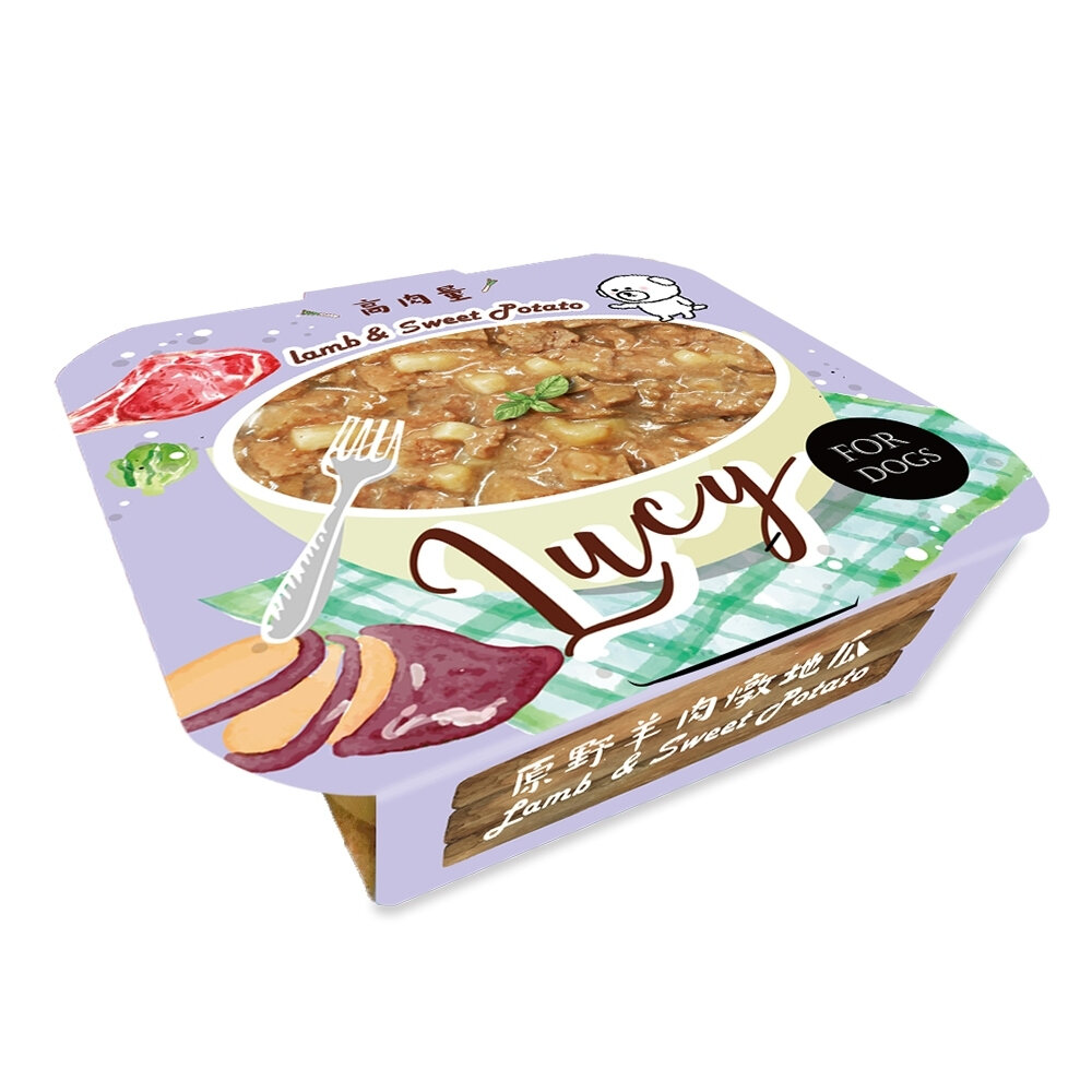 LUCY 肉肉控犬用餐盒80g 高肉量 滿滿的肉肉 狗餐盒 狗罐頭 狗罐 開封即食不用等 全齡犬『WANG』-圖片-5