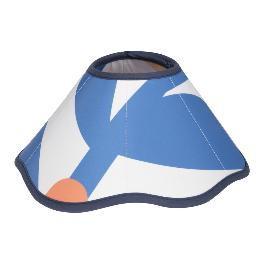 HiDREAM 錐形柔軟伊莉莎白寵物頸圈 釉藍/豆沙 S/M/L/XL/XXL寵物防舔圈 寵物頭套 貓狗通用『WANG』-圖片-2