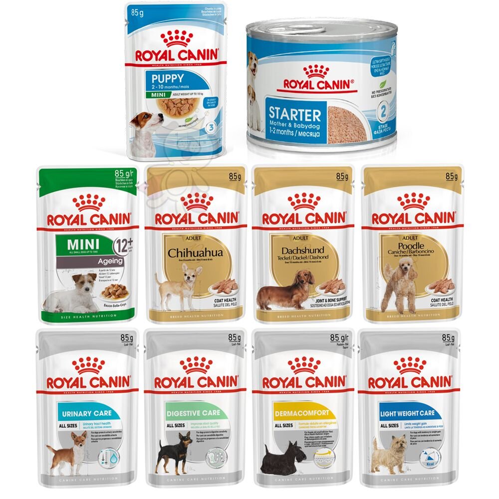 Royal Canin 法國皇家 犬主食餐包【12包組】犬主食濕糧 STM離乳犬與母犬 狗濕糧 狗餐包 狗罐頭『WANG-圖片-1
