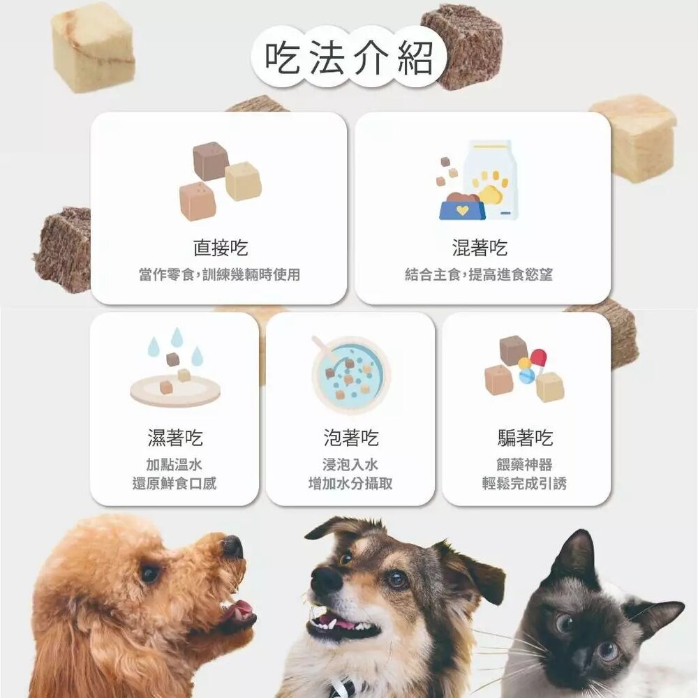 Let's cate 凱勒鮮肉凍乾 -60度急速冷凍 狗貓共吃零食 凍乾 犬貓『WANG』-圖片-2