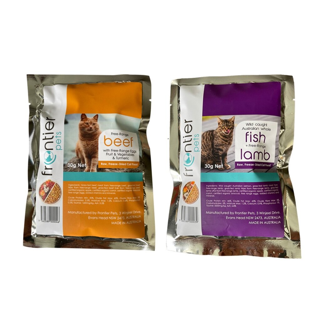 澳洲 Frontier 悅緻原凍 低敏原肉貓凍乾 30g/100g 原肉 貓凍乾 貓飼料 貓乾糧 貓主食『WANG』-圖片-2