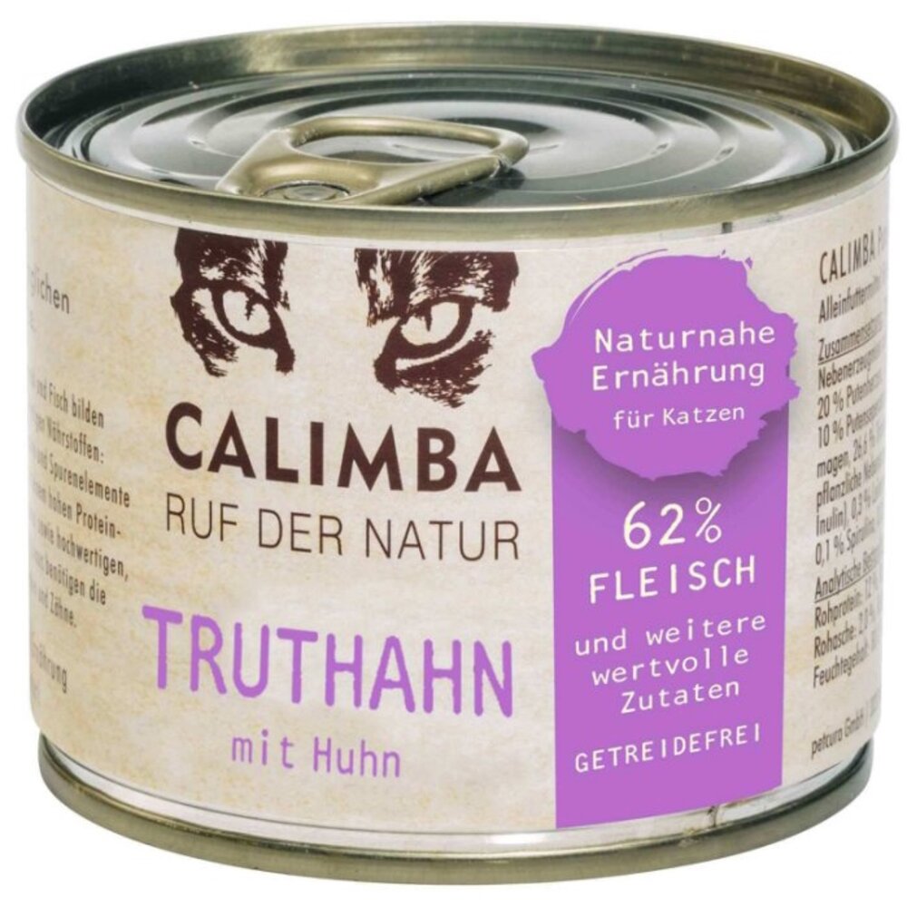 德國 凱琳 CALIMBA 無穀低敏主食貓罐200g【單罐】主食貓罐 低敏罐 貓罐頭『WANG』-圖片-8