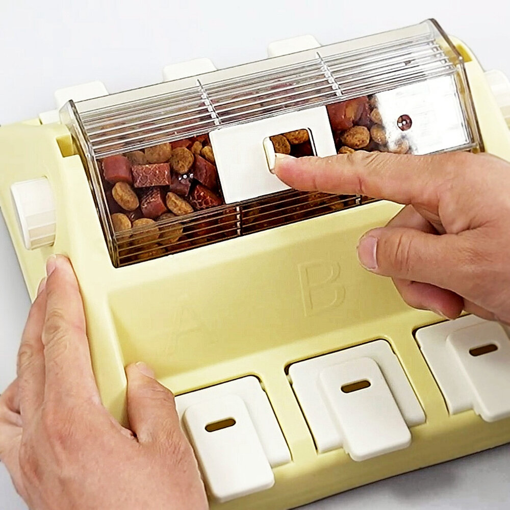 KADTC 狗玩具 餐趣館 轉轉智趣盤 智慧太陽花 棋盤大師 可調時旋轉慢食玩具 開飯益智玩具『WANG』-圖片-3