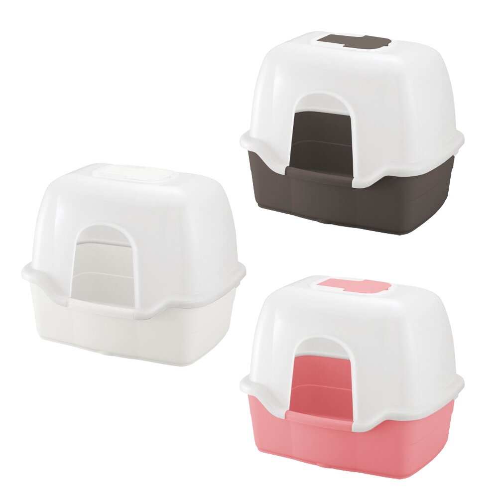 Richell 拉普蕾 貓砂盆系列 蛋型 半罩式 圍牆 不沾沙 方型貓便盆 原廠公司貨 貓砂盆『WANG』-圖片-10