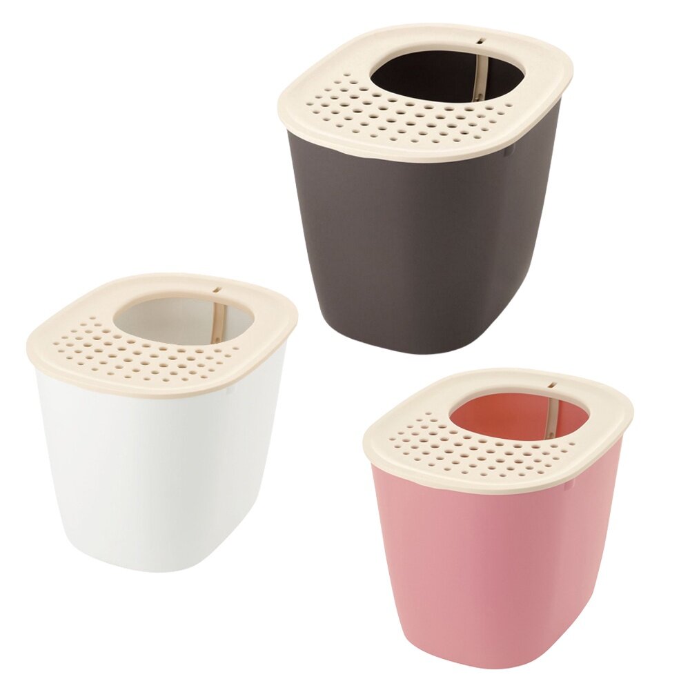 Richell 拉普蕾 貓砂盆系列 蛋型 半罩式 圍牆 不沾沙 方型貓便盆 原廠公司貨 貓砂盆『WANG』-圖片-7