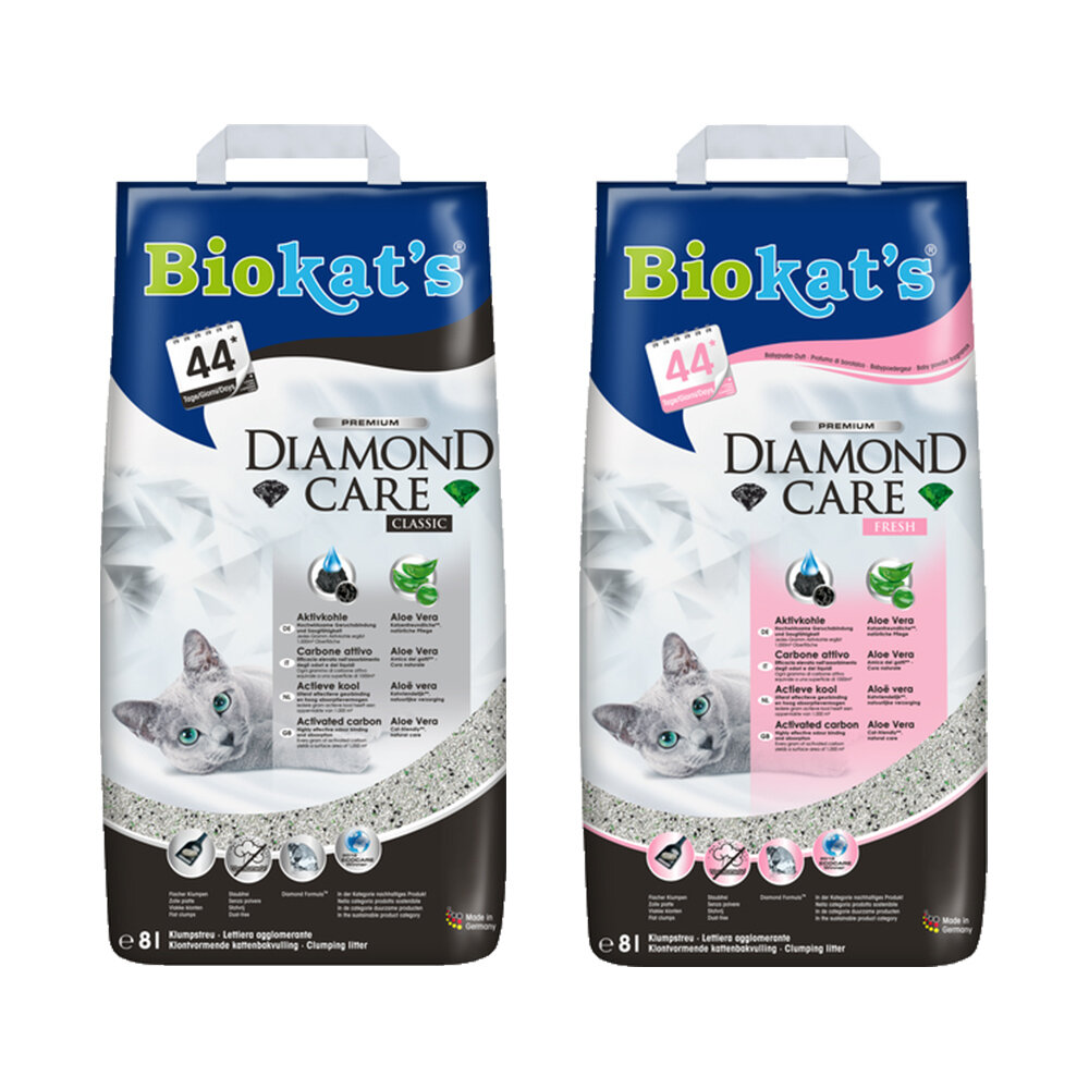 313348524-Biokat's 德國 寶凱 雙鑽雙效除臭貓砂 8L 原味 清香 貓砂『WANG』