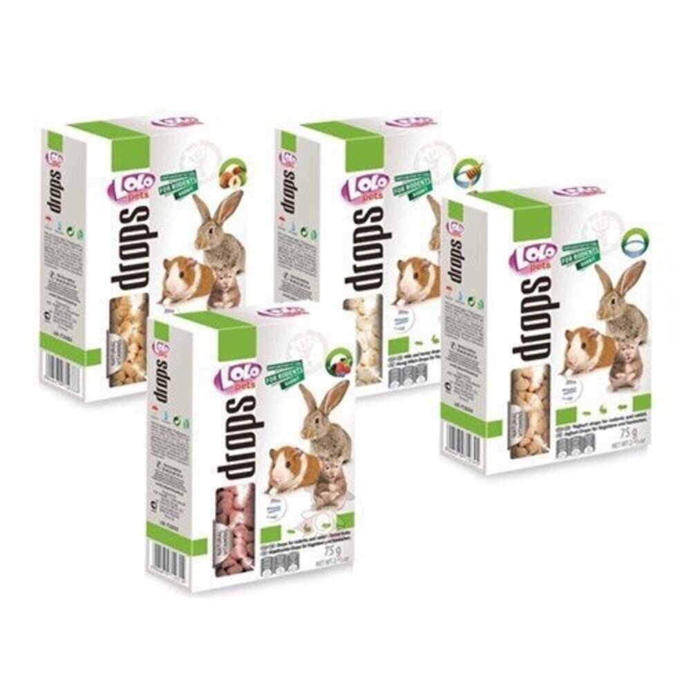 33089965-歐洲LOLO-優格維他命球75g 野莓∕堅果∕優格∕蜂蜜牛奶 小動物零食『WANG』