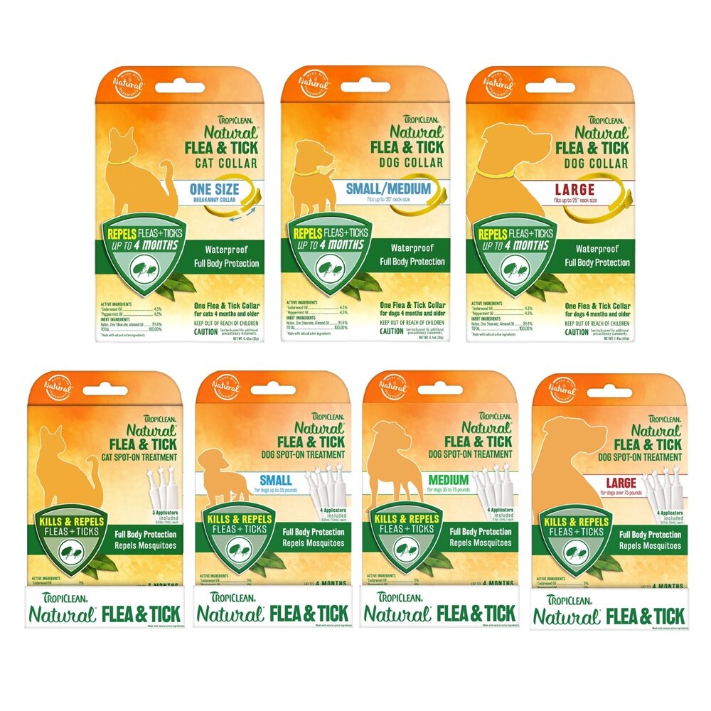 TROPICLEAN 滴劑 項圈 12周以上犬貓適用 寵物項圈 犬貓適用『WANG』-圖片-1