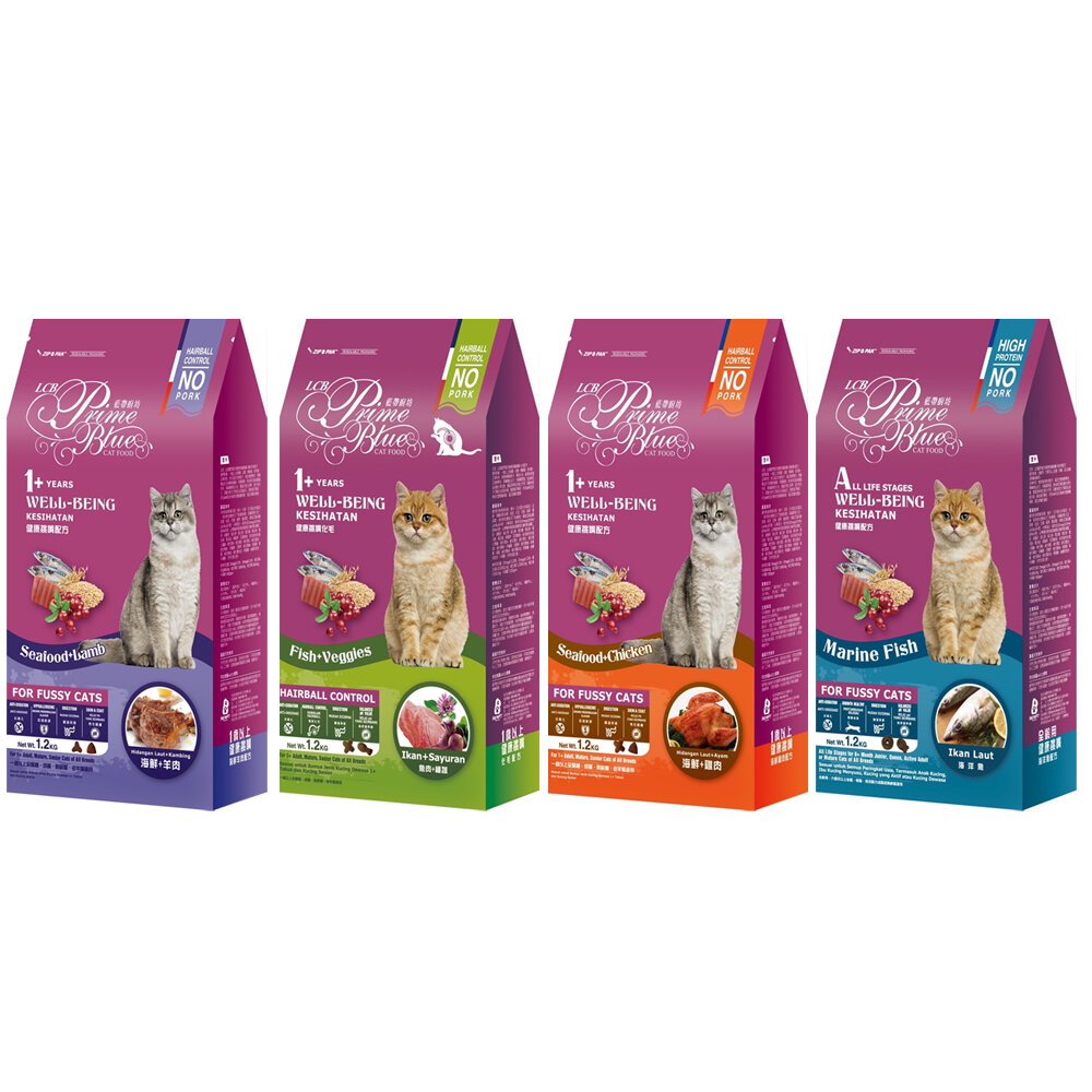 LCB 藍帶廚坊 WELL-BEING 健康挑嘴貓飼料【蝦皮免運】1.2kg-6kg 挑嘴貓糧 貓糧『WANG』-圖片-1