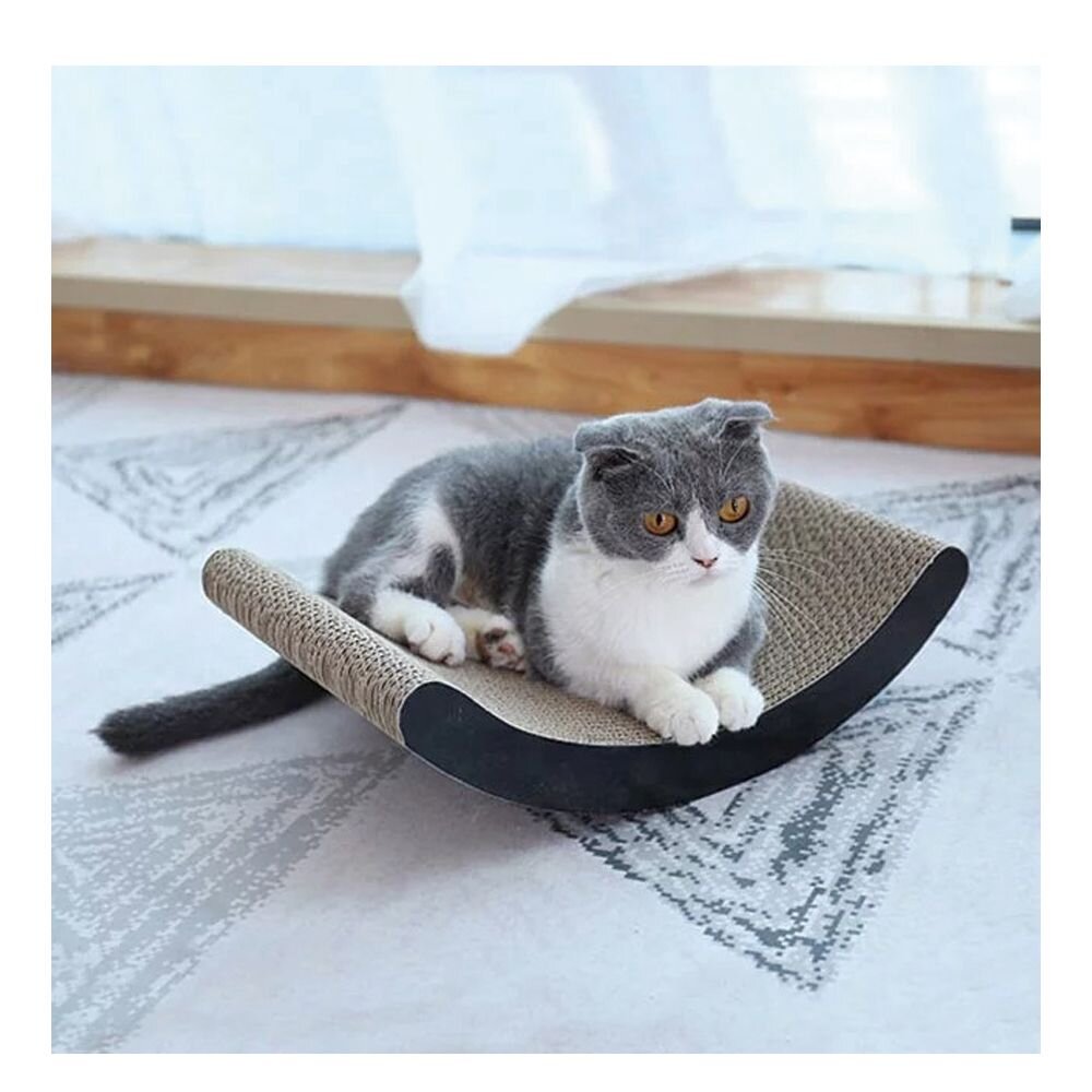 喵仙兒 造型貓抓板 月亮彎彎 耳朵翹翹 浴缸 仙人球 U型 骨型 貓巴士 奇諾菇菇 貓抓板『WANG』-圖片-6