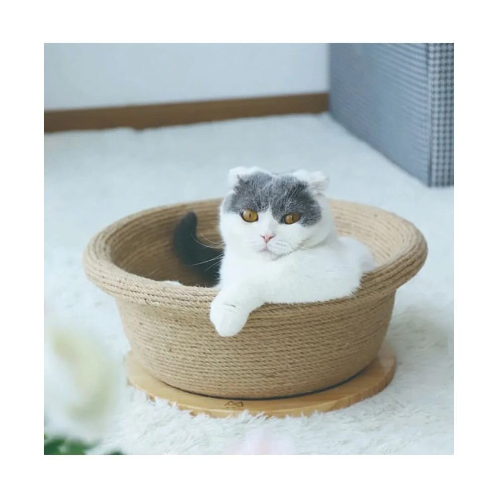 喵仙兒 造型貓抓板 月亮彎彎 耳朵翹翹 浴缸 仙人球 U型 骨型 貓巴士 奇諾菇菇 貓抓板『WANG』-圖片-7