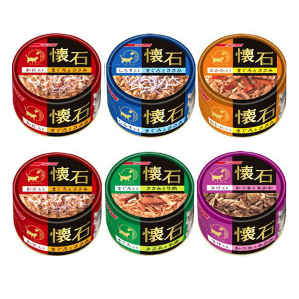 36108647-日本 PETLINE 日清 新懷石貓罐 80G【多罐組】懷石貓罐 貓罐頭『WANG』