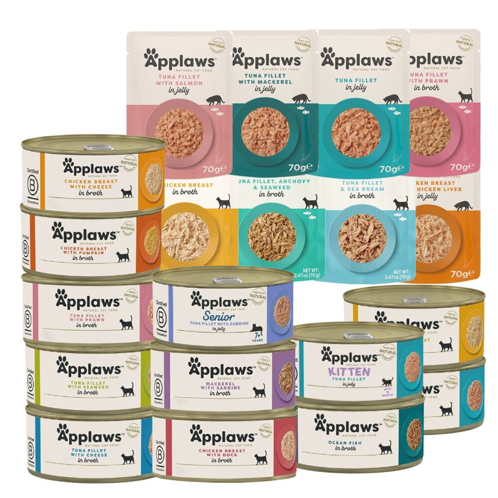 Applaws 愛柏思 天然鮮食貓罐頭 鮮食貓餐包【多罐組】大小罐 主食罐 貓罐頭 貓餐包『WANG』-圖片-1