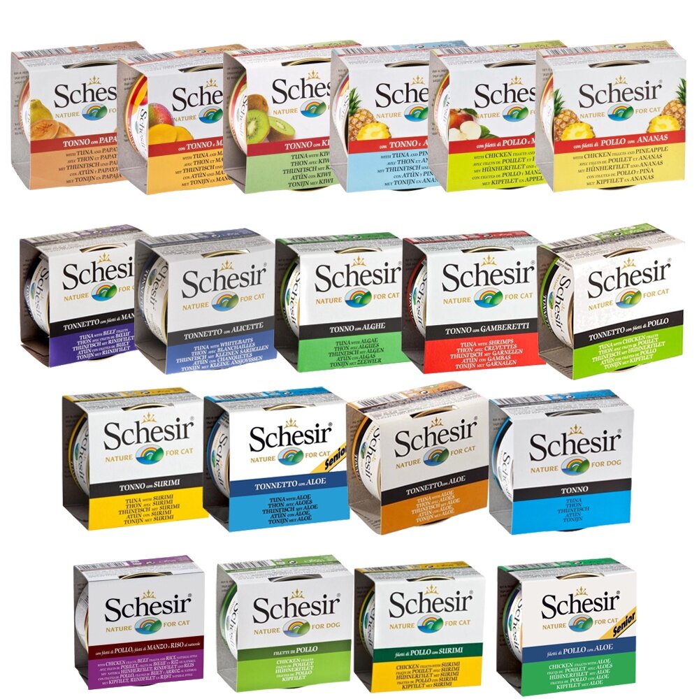 義大利 Schesir 鮮時 貓罐頭 75g/85g【單罐】 水果/鮪魚/雞肉系列 貓罐頭『WANG』-圖片-8