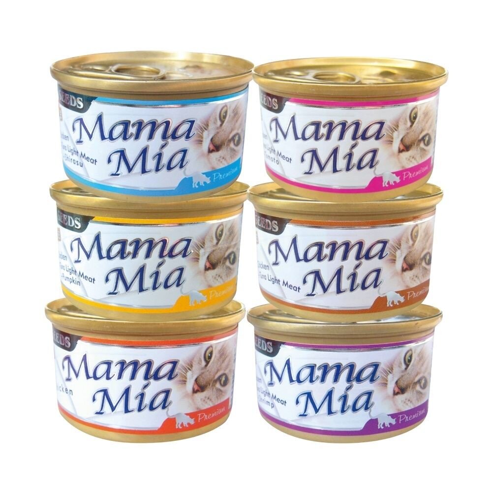 SEEDS 惜時 聖萊西 MamaMia貓餐罐【單罐】85g/170g 軟凍餐罐/機能愛貓雞湯餐罐 貓罐頭 『WANG』-圖片-6