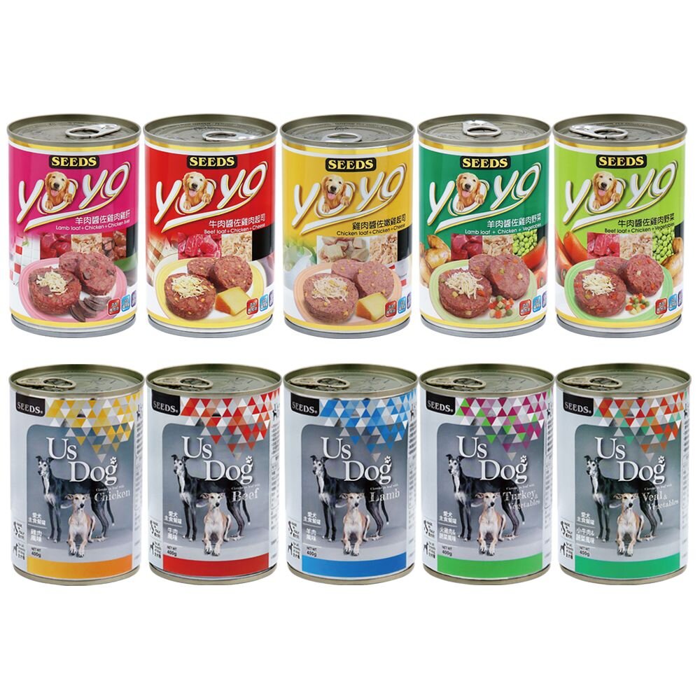 SEEDS 惜時 聖萊西 愛犬主食餐罐【24罐組】 YOYO機能餐罐 Us Dog 主食餐罐 狗罐頭『WANG』-圖片-1
