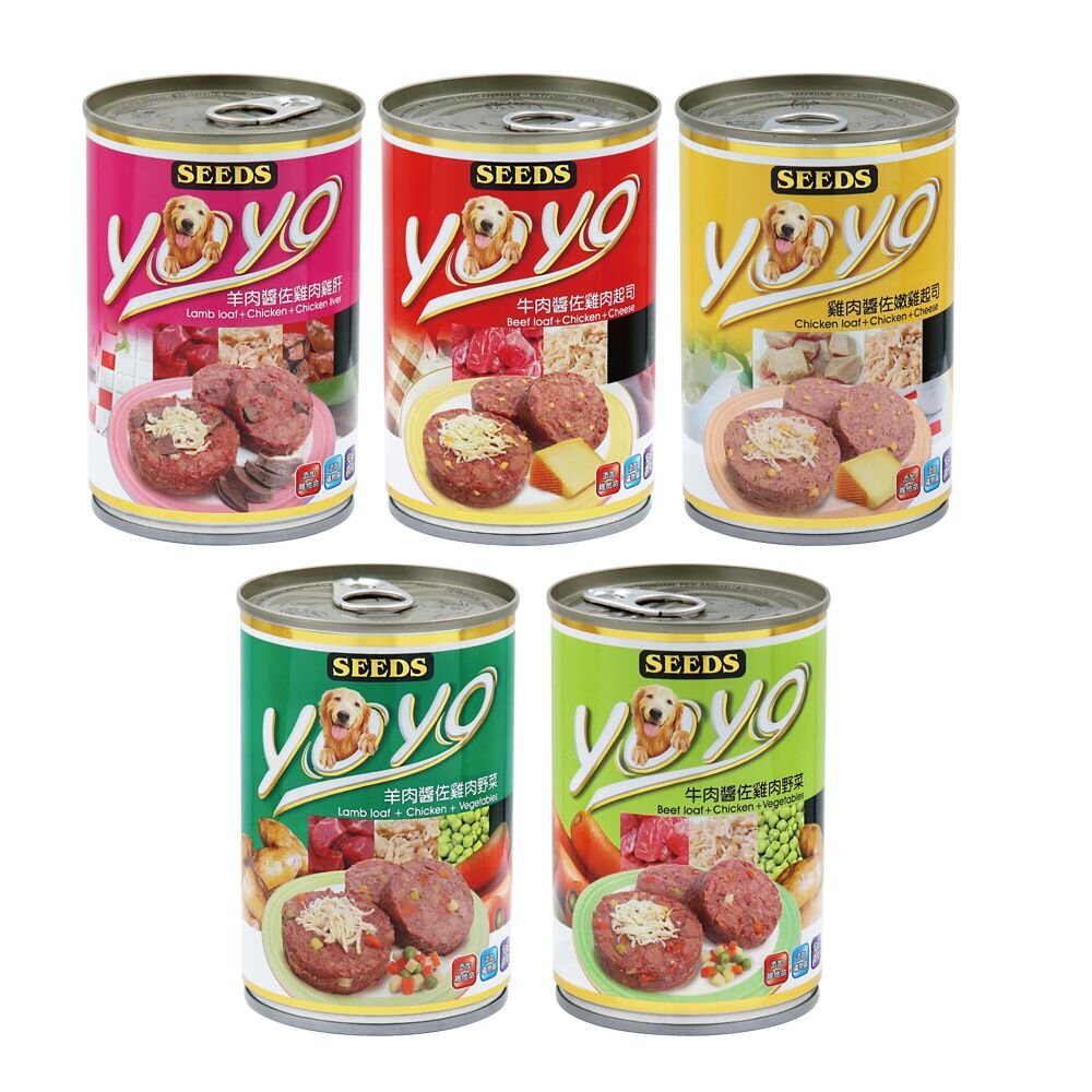 SEEDS 惜時 聖萊西 YOYO 愛犬機能餐罐 375g 【單罐】愛犬罐 機能餐罐 狗罐頭『WANG』-圖片-1