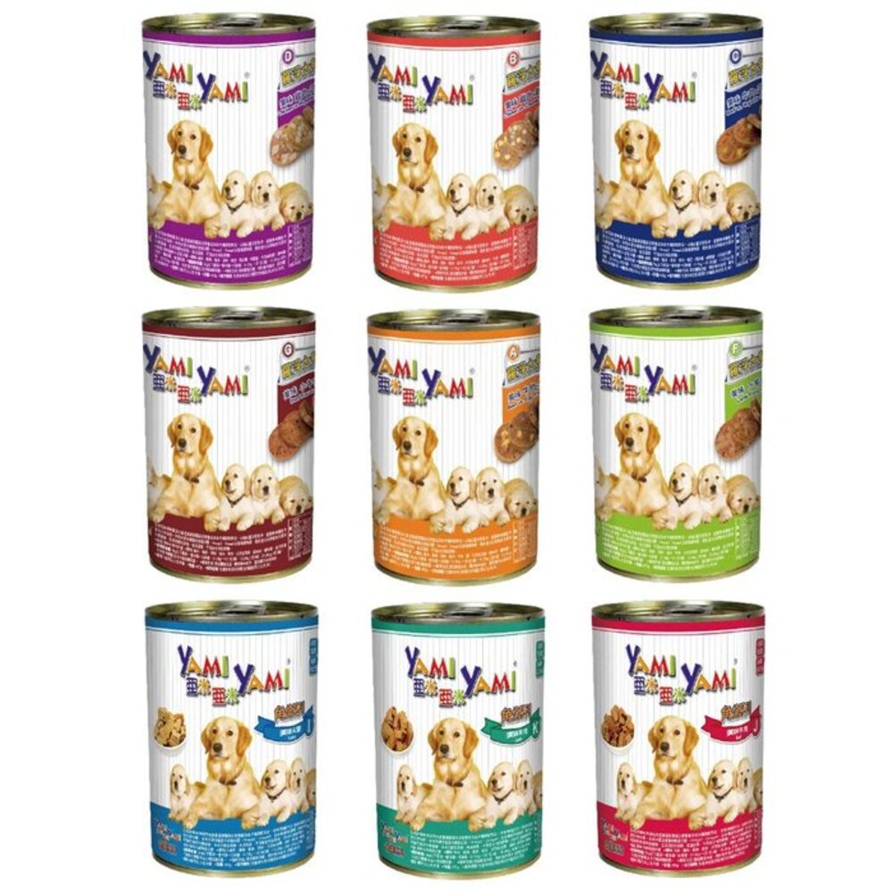 YAMI YAMI 亞米亞米 大角燒 羅浮大餐犬罐【24罐組】400g 大罐 犬罐 狗罐頭『WANG』-圖片-1