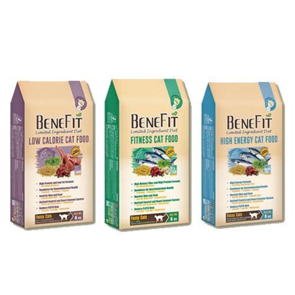 BENEFIT 斑尼菲 L.I.D貓糧 1.5kg-6kg(1.5kgx4) 每日所需能量 貓飼料『WANG』-圖片-1