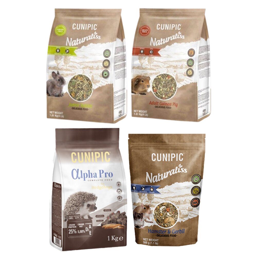 CUNIPIC Naturaliss 小動物飼料 頂級草本糧 倉鼠 幼兔 天竺鼠 刺蝟 小動物主食 飼料『WANG』-圖片-1