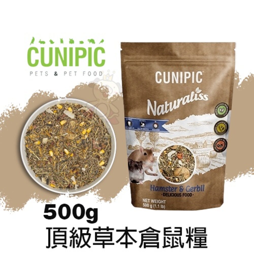 CUNIPIC Naturaliss 小動物飼料 頂級草本糧 倉鼠 幼兔 天竺鼠 刺蝟 小動物主食 飼料『WANG』-圖片-6