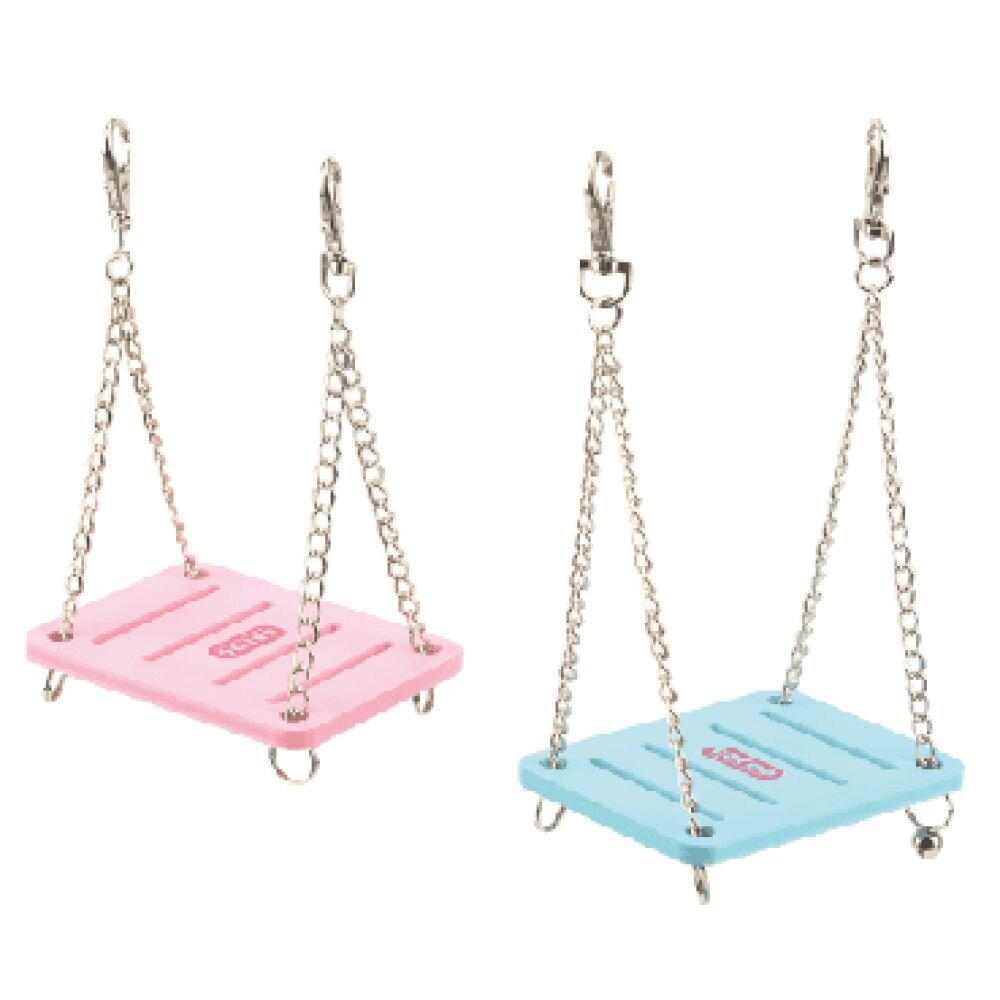 CARNO 酷炫雷飛碟/趣味翹翹桶/粉彩鈴鐺小鞦韆/牧場風小屋/百變時間艙 小動物適用『WANG』-圖片-1