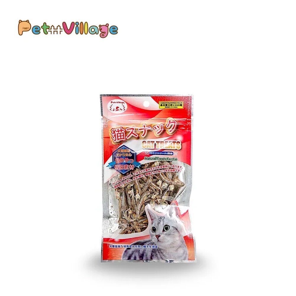 Pet Village 魔法村 PV貓零食 貓點心 貓肉條 丁香魚 雪花絲 薄荷片薄荷粒 貓點心『WANG』-圖片-6