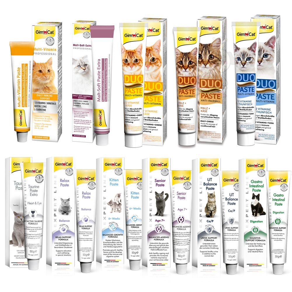 德國 竣寶 GIMBORN 貓用 雙效維他命膏 專業版 安撫情緒 關節 幼貓 泌尿道 腸胃保健『WANG』-圖片-1