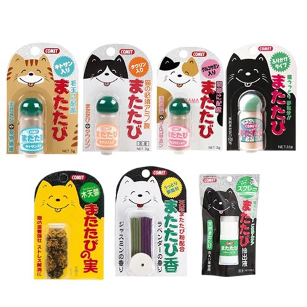 38551817-necoichi 貓壹  COMET木天蓼系列 木天蓼粉/噴霧/果實/線香 貓零食『WANG』