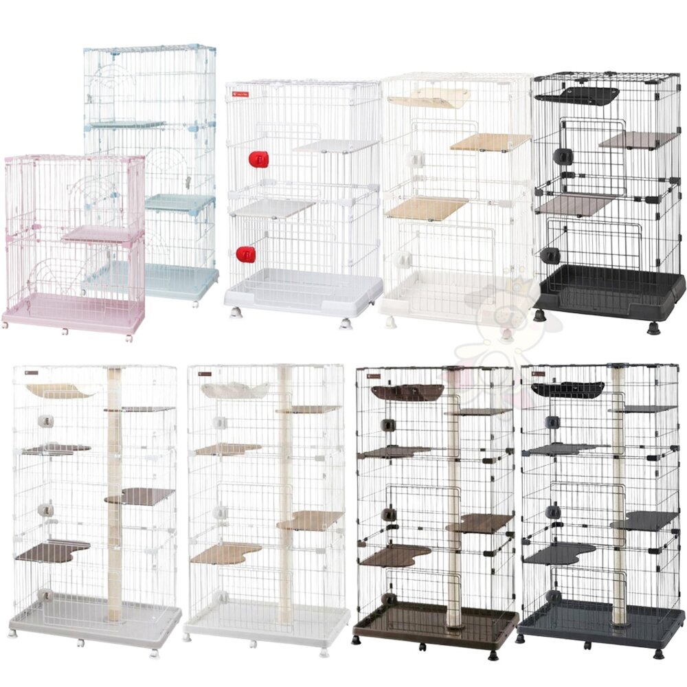 日本 IRIS 貓籠 木質貓籠 跳台貓籠 PEC貓籠 IR-812 IR-813 貓屋 貓跳台『WANG』-圖片-1