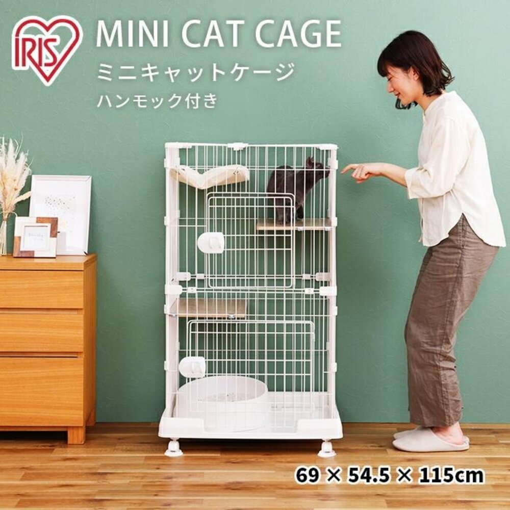 日本 IRIS 貓籠 木質貓籠 跳台貓籠 PEC貓籠 IR-812 IR-813 貓屋 貓跳台『WANG』-圖片-3