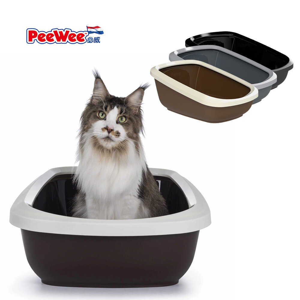 PeeWee 必威 荷蘭 貓便盆 PE-E410 PE-E420 PW-E430 加大無罩式 雙層貓便盆『WANG』-圖片-1