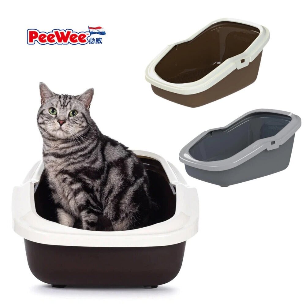 PeeWee 必威 荷蘭 貓便盆 PE-E410 PE-E420 PW-E430 加大無罩式 雙層貓便盆『WANG』-圖片-3