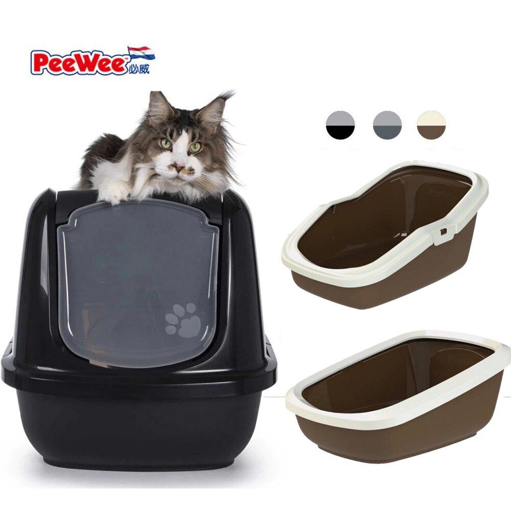 38892089-PeeWee 必威 荷蘭 貓便盆 PE-E410 PE-E420 PW-E430 加大無罩式 雙層貓便盆『WANG』