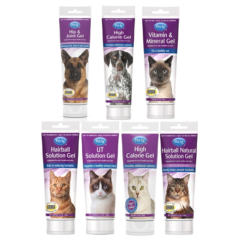 美國貝克 PetAg 犬貓營養膏 關節 化毛 尿路酸化膏 即刻補保健膏 無凡士林化毛膏『WANG』-圖片-1
