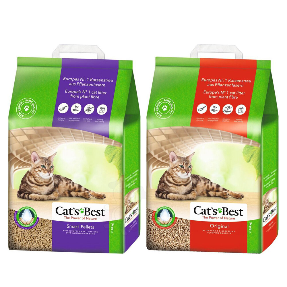 Cats Best 凱優 凝結木屑砂 紅標|紫標 木屑砂 貓砂『WANG』-圖片-1