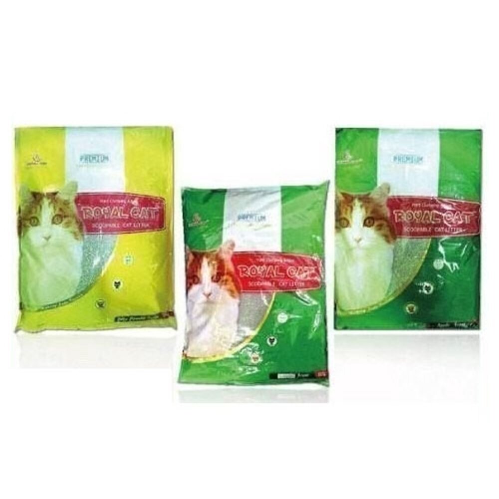 39457328-皇家 Royal Cat 貓沙 10L【三包組免運】蘋果/爽身粉/薰衣草/玫瑰/大地 貓砂『WANG』