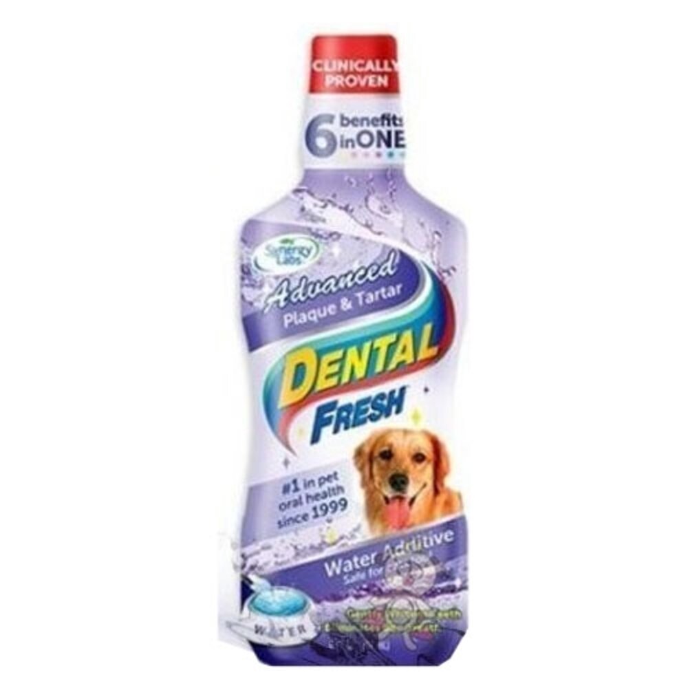 潔牙白 DENTAL FRESH 犬用潔牙液(加強版) 寵物潔牙水 不愛刷牙 口臭 狗狗漱口水『WANG』-圖片-1