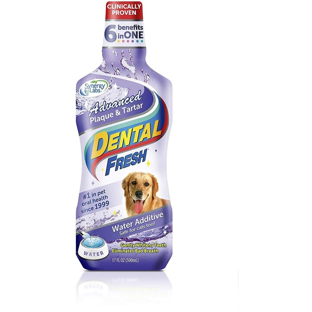 潔牙白 DENTAL FRESH 犬用潔牙液 寵物潔牙水 口腔潔牙噴劑 不愛刷牙 口臭 狗狗漱口水『WANG』-圖片-1