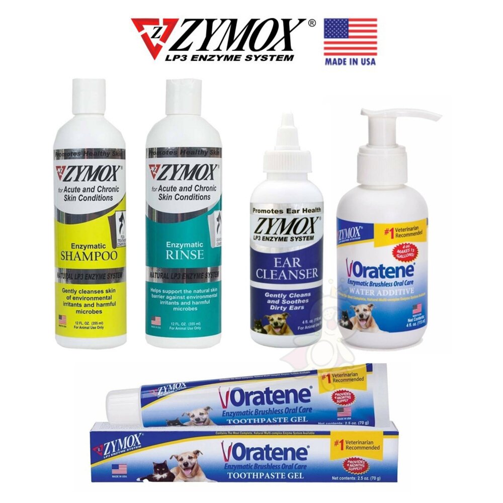 39647070-ZYMOX Oratene 三酵合一 口腔清潔 洗毛精  潤絲精 潔牙軟膏 口腔軟膏 清耳液 犬貓用『WANG』