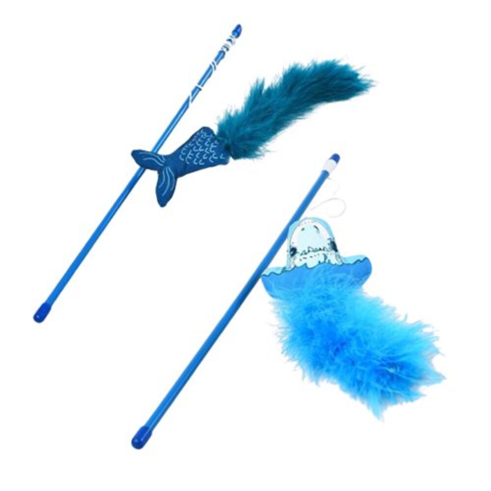 Pet Chu 沛啾 貓草玩具 咬咬鯊魚/結繩貓草玩具/藍尾巴逗貓棒/游游魚兒逗貓棒 貓玩具『WANG』-圖片-8
