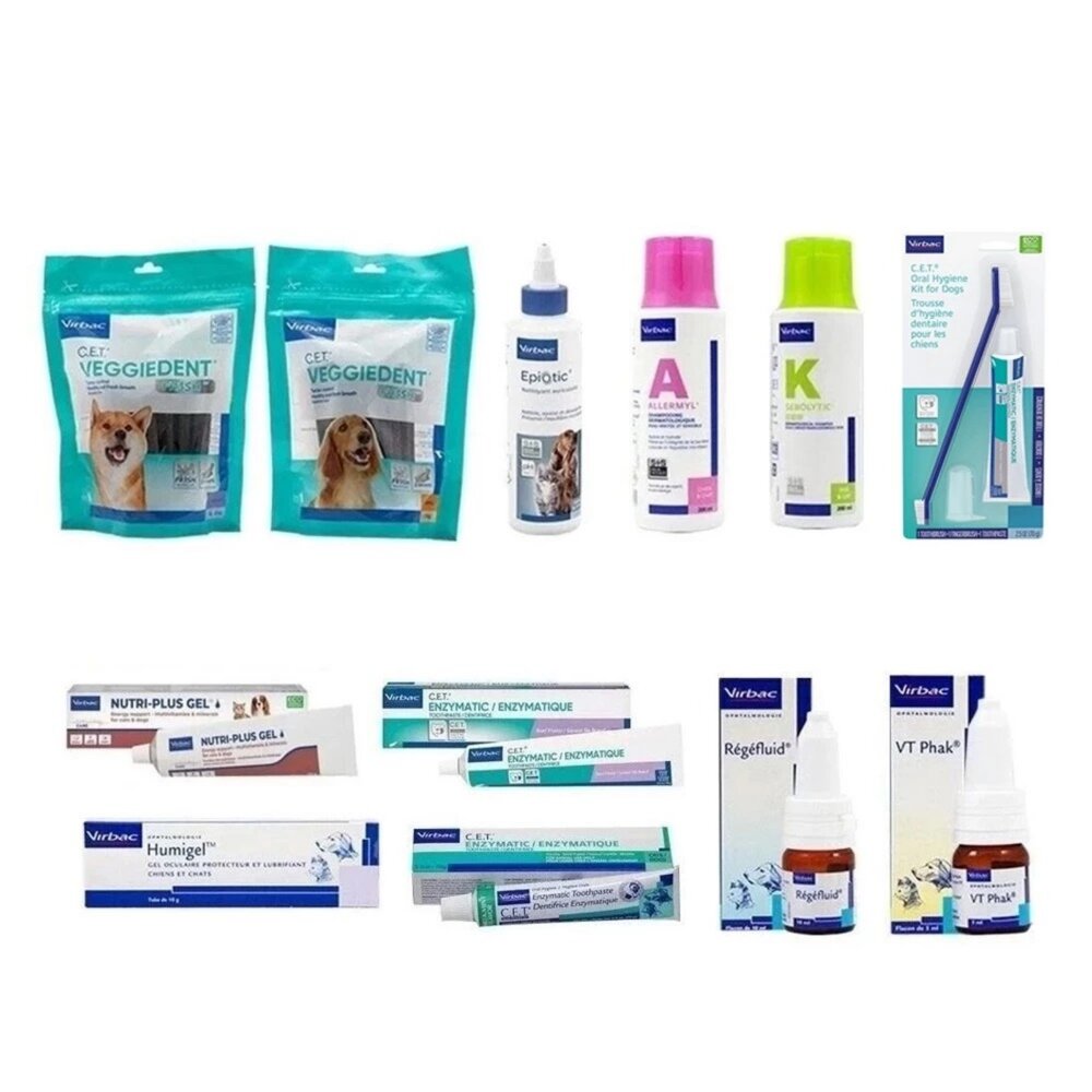 Virbac 法國維克 耳道清潔劑 克補營養軟膏 眼明保濕凝膠 健骨樂 寵物洗毛精 植物性潔齒嚼片『WANG』-圖片-1