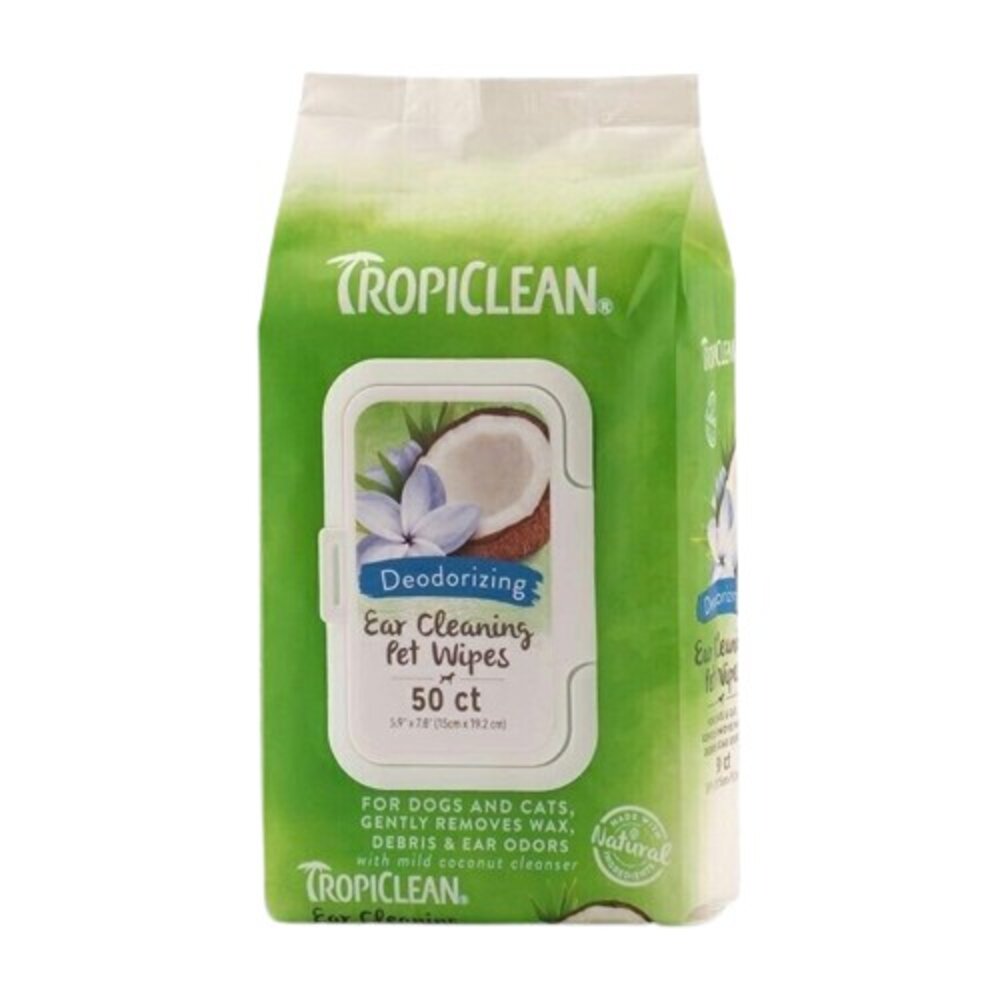 TROPICLEAN 巧倍麗 潔耳液 潔耳布 神奇柔膚巾 溫和無酒精 直接擦拭使用方便『WANG』-圖片-4