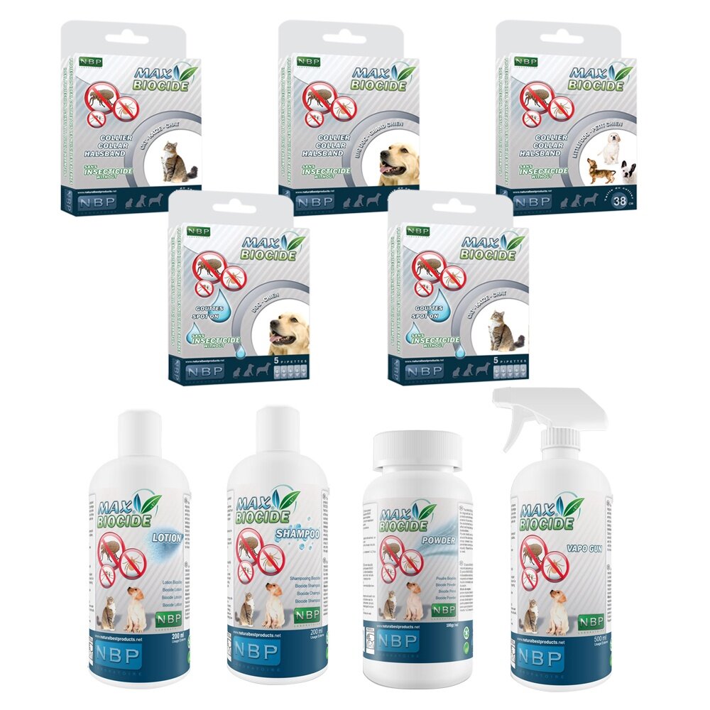 西班牙 NBP 香葉醇系列 滴劑 項圈 噴劑 香葉醇粉 洗毛精 犬貓用『WANG』-圖片-1