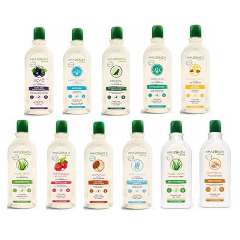 Amazonia亞瑪森洗毛精/潤絲精 500ml 讓寶貝們去除髒汙 使氣味芬芳寵物洗毛/潤絲精『WANG』-圖片-1